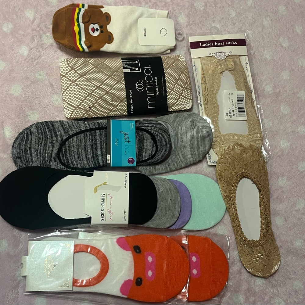 NWT Bundle of socks and stockings. NWT Bundle of socks and stockings.